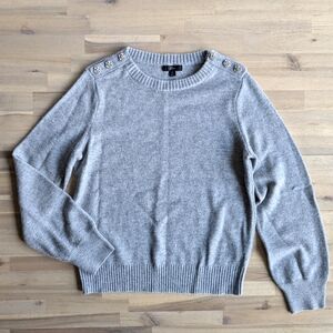 J. Crew Jewel Shoulder Sweater NWOT